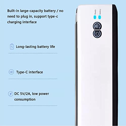 Image of Portable Printers Wireless for Travel, Thermal Tattoo Stencil Printer for Office, Letter Bluetooth Compact Printer for 8.5 inchx11 inch Size