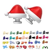 Aletas de tiburón con forma de cono de helado, pantuflas de tiburón con divertidas aletas 3D, diseño de panda, fresa, sombrero de Papá Noel, calabaza y fuego, Gorro de Papá noel, Talla única