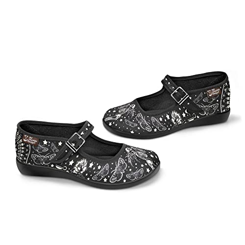 Image of Hot Chocolate Design Chocolaticas Funky Ballerina Mary Jane for Women, Fallen Angels 2, 5 Women