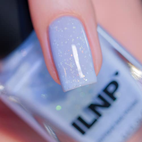 Image of ILNP Up Above - Creamy Pastel Sky Blue Shimmer Jelly Nail Polish