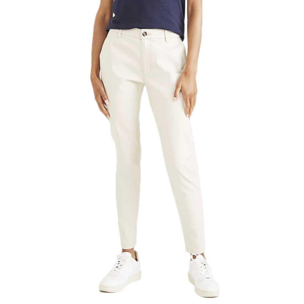 Dockers Weekend Chino Skinny Fit, Tall, Pantaloni Casual Donna, Sahara Khaki, 29W-image