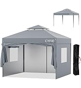 Amazon | CYFIE タープテント 3mx3m サイドシート4枚付 ワンタッチ