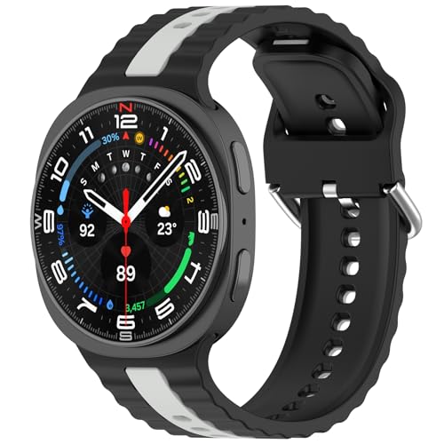 AISPORTS Samsung Galaxy Watch 8/8 �N���V�b�N�o���h �V���R�� �\�t�g �_�� �ʋC�� �V���R�� �E�H�b�`�o���h �u���X���b�g ���X�g�o���h �����p�o���h Galaxy Watch 8 (40mm/44mm)/8 Classi
