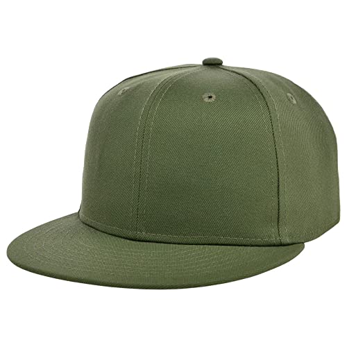 Image of Lids Blank Premium Full Court w /Colored Under Visor Fitted Cap