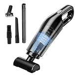 cberhrik Cordless Mini Vacuum Cleaner Rechargeable - Portable Handheld Vacuum Cleaner, Lightweight & Strong Suction, Easily Clean Dust Hair in Car