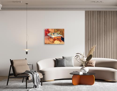 Impression sur Toile Cubisme Abstrait Moderne Affiche Salon 30x39cm - 2