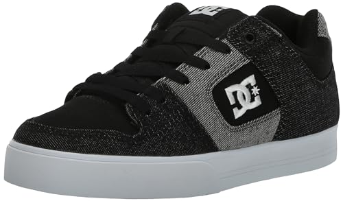 Image of DC Mens Pure Low Top Lace Up Casual Skate Shoe SneakerSkate Shoe