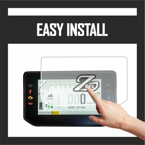 Image of ZEIR Screen Protector Compatible with HERO XTREME 125R 2025 - Digital Display Scratch Guard For Xtreme125R | 9H Hardness & Anti-Scratch | Bike Instrument Cluster Accessory 2026+ [Not Tempered Glass]