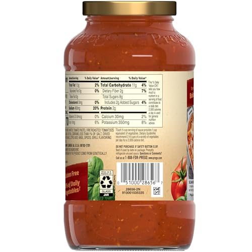 Image of Prego Fire Roasted Tomato Pasta Sauce, 23.5 oz Jar