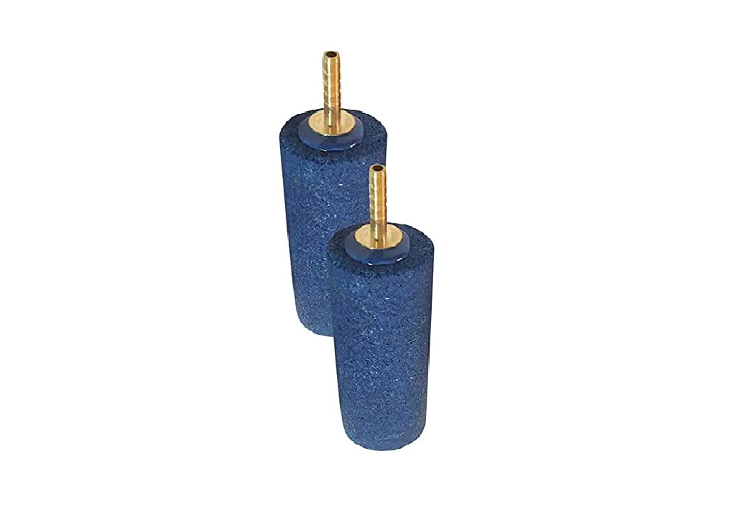 PREMIER PLANTS 3"x1.5" Large Air Stone with Brass Nozzle for Biofloc Fish Farming Tank, Aquarium Healthy Environment Increase Oxygen, Pack of 2 (B09BFTJCDJ) Amazon Price History, Amazon Price Tracker