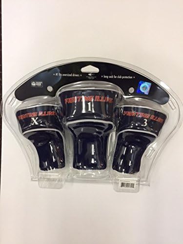 Team Golf Illinois Fighting Illini Set of 3 Longneck Covers, NCAA Licensed