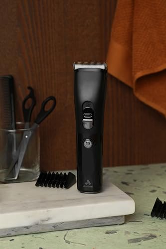 Andis 560547 Envision Cordless High-Speed Hair Clipper, 21-Piece Kit, Adjustable Blade, 1.5” LED Digital Display Screen, Black - image 5