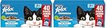 FELIX Original Senior 7+ Fish Selection in Jelly Wet Cat Food 40x85g (Pack of 2)
