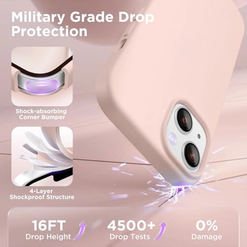 Image of Premium Liquid Silicone Case for iPhone 11 - Slim Full Body Protective Back Cover with Soft Microfiber Lining, Anti-Slip Grip Scratch Resistant Phone Case(Sand)