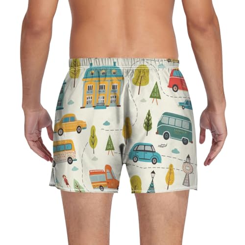 Car Men's Boxer Shorts Soft Underwear Boxer Briefs Men Boxers for Dad2