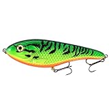Stato: Jerkbait affondante HUFFA 15cm 81g Glider Jerkbait Wobblers for Big Game Fishing Pike Musky Esche da Pesca Buster Esca Artificiale (Color : JKB150-01)
