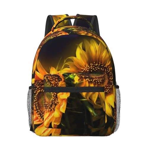 Sac à dos enfants Tournesols résistant à l'eau pour l'école