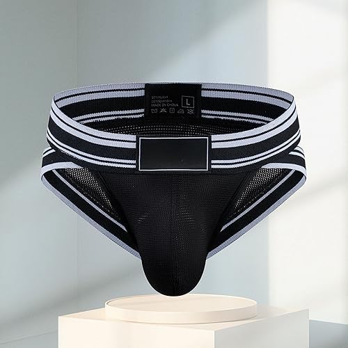 Men's Underwear Briefs Breathable Comfortable Mesh Underwear Low Rise Briefs