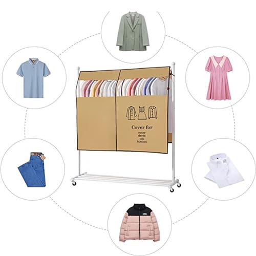 Garment Bags Encrypted Oxford Cloth Clothing Dust Cover, Floor Hanger Clothing Dust Bag, Three-dimensional Dust Cover Cloth Clothing dust Cover (Size : 150X120cm)4