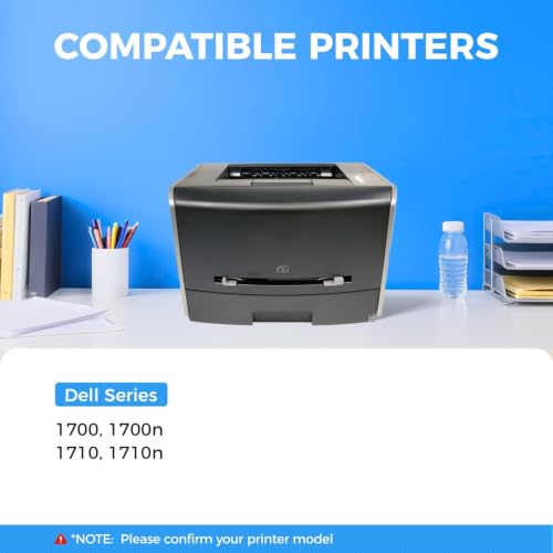 Image of 1700 1700N Black Toner Cartridge 1-Pack Compatible Replacement for Dell 1700 1700n 1710 1710n Printer 310-5400 310-5402 310-7039 310-7022 310-5399 310-7023 310-7025 310-5401 310-7038 310-7020 310-7040