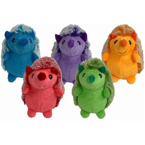 Multipet MiniPet Hedgehog Dog Toy 4" (Assorted Color, 1 Pack)