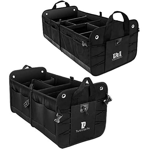 TRUNKCRATEPRO Save 15 per cent off bundle one regular and one Extra Large trunk organizer together Cover