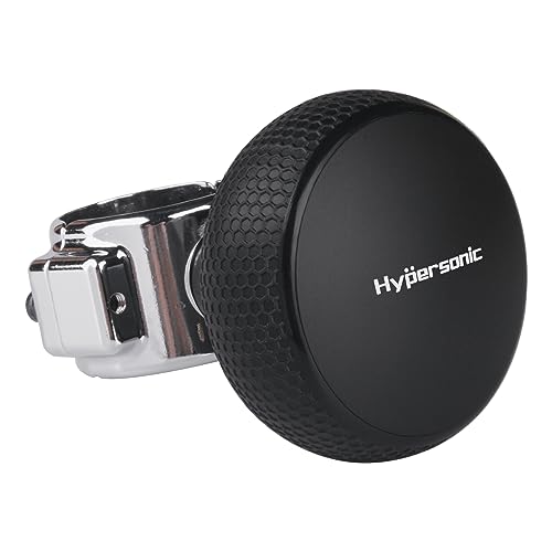 Hypersonic Grand Bouton de Volant, poignée de Volant Lisse et Durable avec roulement pour Voitures, camions, tracteurs, Bateaux, tondeuses et Chariots élévateurs...