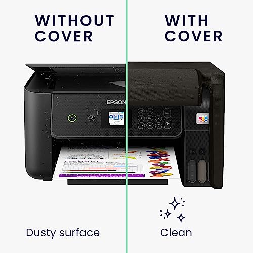 kwmobile Dust Cover Compatible with Epson EcoTank ET-2820 / ET-2810/2870 / 2880/2861 / 2862, Printer Case - Image 2