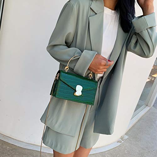 Sac en bandoulière en cuir motif pierre de haute qualité pour femme