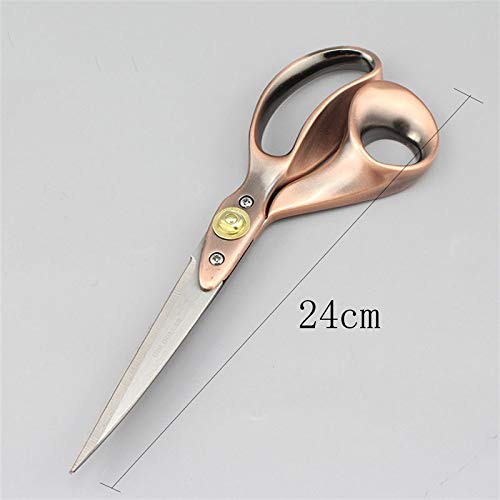 RTHGTFJD Ciseaux Ciseaux à Coudre de l'acier Inoxydable de 9"Ciseaux de Couture d'acier Inoxydable 9" for Outils de Ciseaux de Ciseaux de Couture for Ciseaux de Couture (Color : Silver)
