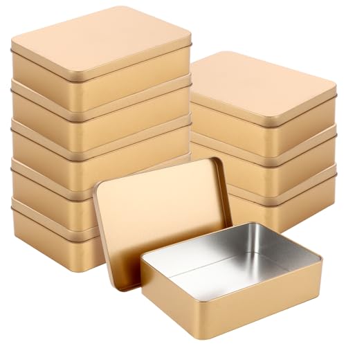 Boîte de rangement en métal avec couvercle pour ne plus perdre vos petits accessoires de maison