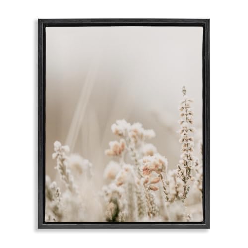 Delicate Wildflower Blossoms, 16 x 20 Inch Canvas in Floater Frame
