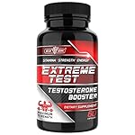 Testosterone Booster for Men - Male Enhancing Supplement Pills - Fast Acting Blood Flow, Muscle Growth, Stamina, Endurance & Strength - Boost Performance & Drive - 3rd Party Tested - 60 Capsules