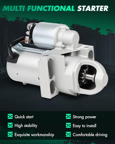 Image of SCITOO Motor Starter for 50-806964A4 Starters Fit for Mercruiser for 350 Mag Alpha Bravo MPI - (350CID 5.7L V8) 1998-2012, for Mercruiser for 350 MAG MPI HORIZON ALPHA-BRAVO 2001-2012