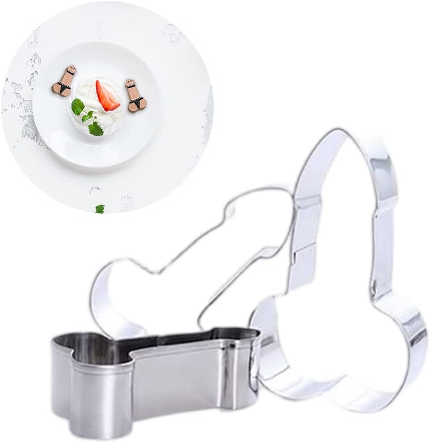 Cookie cutter Set Stainless Steel Biscuit Fondant Baking Mold DIY Penis Pastry cutter 3PCS image 4