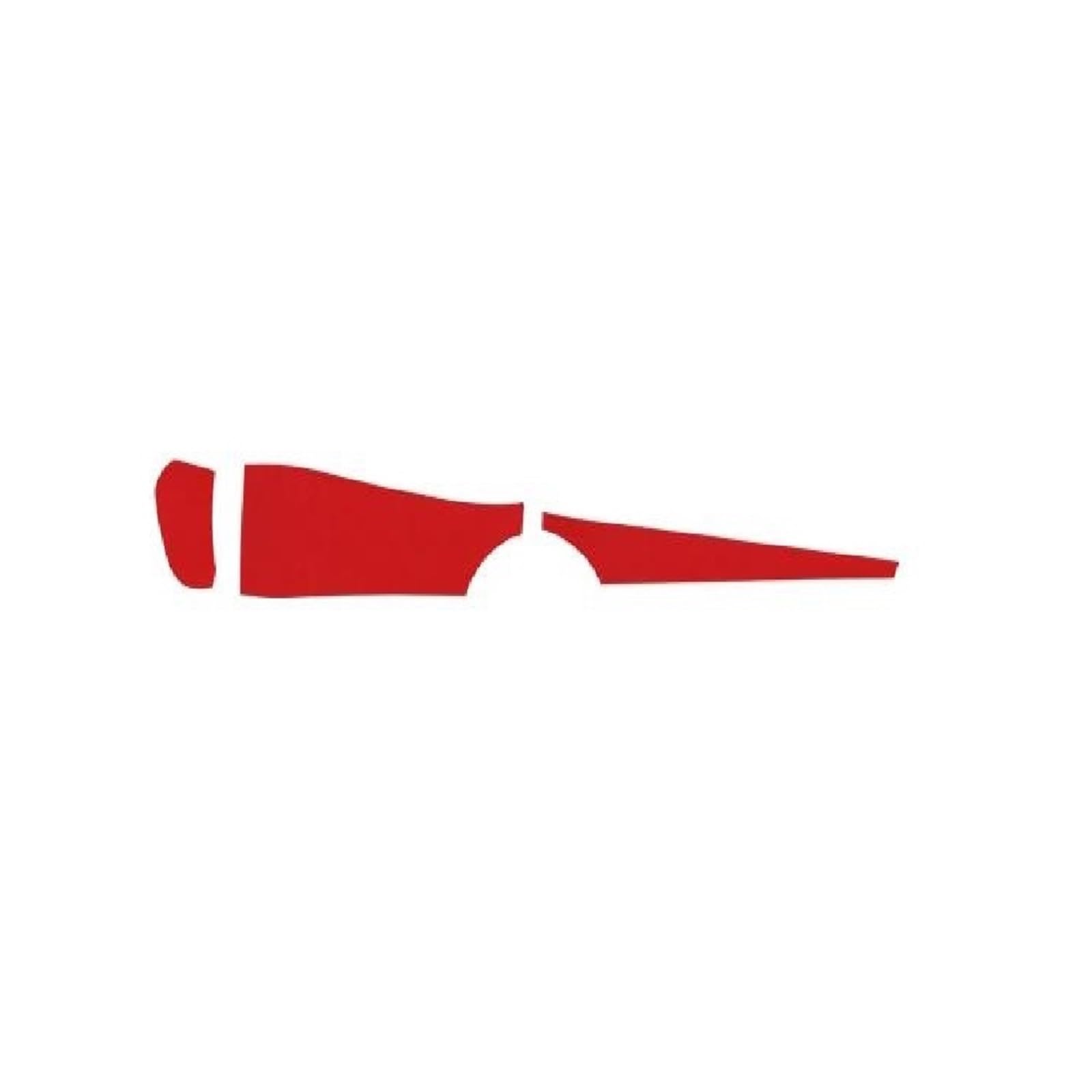 Car Interior Sticker for Mazda 3 for Axela BP 2019 2020 2021 2022 2023 2024 2025 LHD RHD Instrument Air Outlet Panel Trim Interior Frame Trims Stickers(RED,RHD)