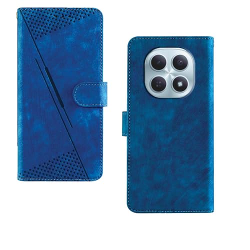 Image of amazon basics Redmi Note 15 5G Flip Cover | Card Pockets Wallet & Stand | Flip Cover for Redmi Note 15 5G (Executive Blue)