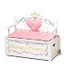 Wildkin Bench Seat with Storage, Princess, White