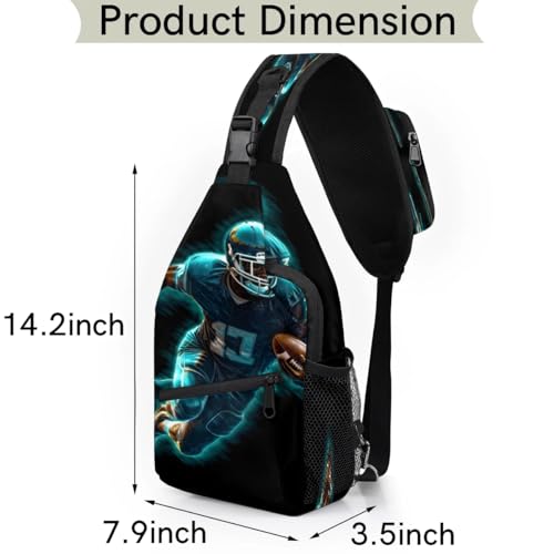 Bolso tipo sling unisex para viaje y senderismo miniatura 2