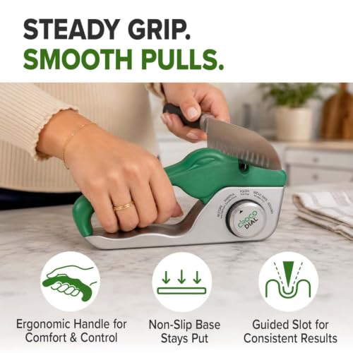 Croco Dial 5-in-1 Knife Sharpener for Straight & Serrated Knives - image 7