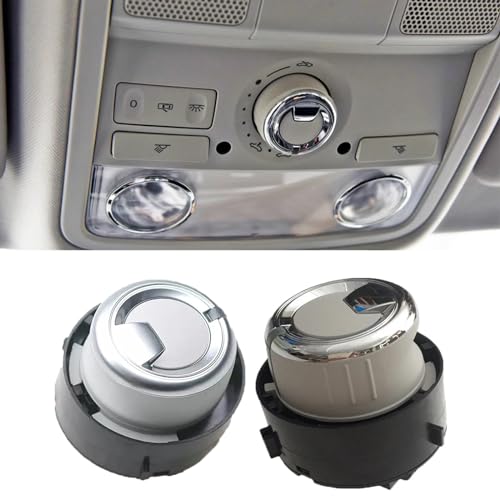 Car Sunroof Control Switch Rotary Button for Vw for Passat B7 for Jetta Mk6 2011 2012 2013 2014 2015 2017(Grey)