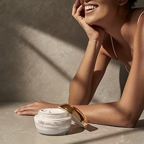 O Boticario Lily Lumiere Satin Cream, Hydrating Body Cream, 24 Hour Fragranced Body Butter For Dry Skin, 8.8 Ounce #TOP1