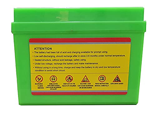 Image of SREE GURU BATTERY Cell Force CDZ4L 4AH Battery for Bike