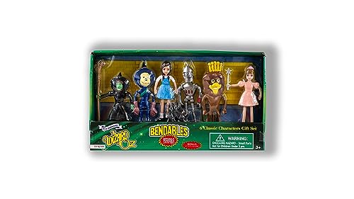 OZ 125TH Aniversary 5' Bendables 6 Characters Gift Set.Step into The Magic of oz with This Charming Set of Bendable Figures, Featuring Your Favorite...
