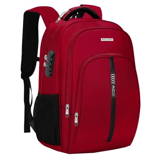 Mochila Bolsa Masculina Feminina Notebook Anti Furto Reforçada Semi Impermeável Escolar Faculdade Trabalho Viagem Resistente Executiva Cabo De Aço Saída Usb SAÍDA Fone DE OUVIDO (VERMELHO)