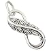 Produktbild AFP Anhänger Feder Symbol Unendlichkeit 925 Sterling Silber AS-608