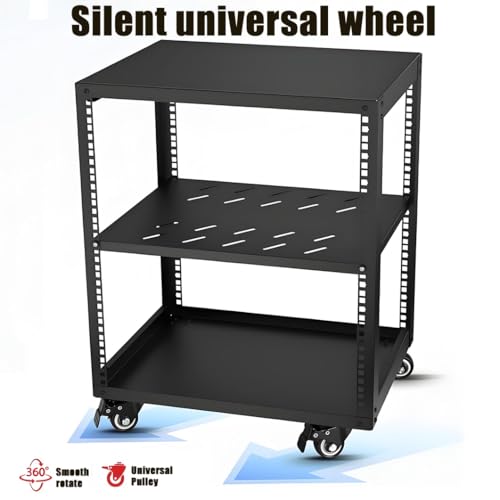 Armoire de rangement multimédia mobile pour stopper la surchauffe HiFi