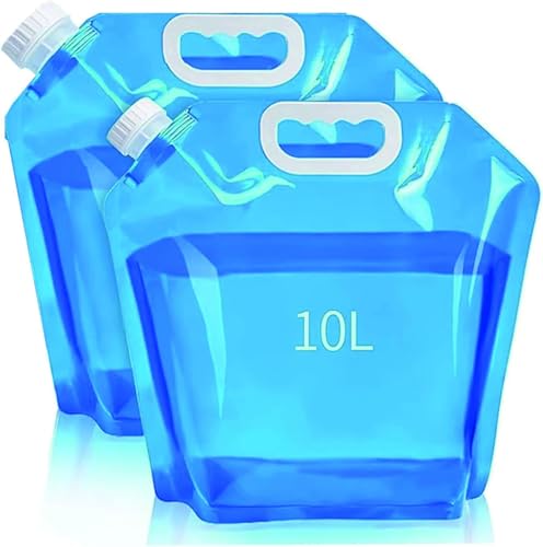Wassersack faltbarer Wasserkanister 10L Wasserspeicher für Outdoor Abenteuer und Notfallvorsorge faltbare Trinkwasserbehälter mit 10 Liter Fassungsvermögen