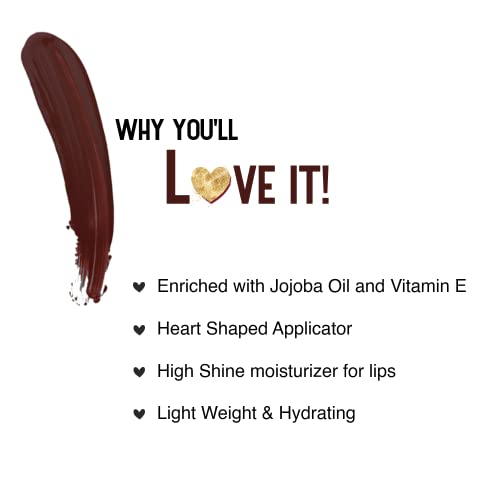 Image of SUGAR Cosmetics - Smudge Me Not - Lip Duo - 21 Aubergine Queen (Blackened Burgundy) - 3.5 ml - 2-in-1 Duo Liquid Lipstick with Matte Finish and Moisturizing Gloss