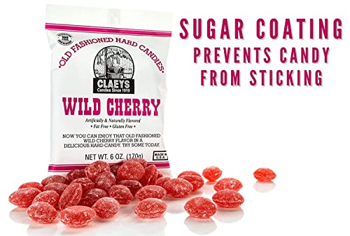 Claeys Old Fashioned Hard Candy 4 Flavor Variety Bundle - Horehound, Licorice, Wild Cherry, And Root Beer, With Omegapak Starlight Mints, Assorted Old Fashioned Candy, Bundle Of 4 Bags, 170G Or 6 Oz. Each #TOP1